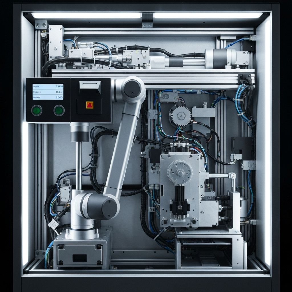 Internal robotics of Vendit machine